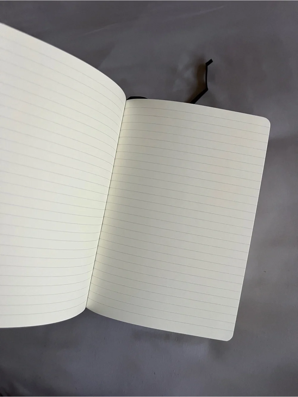 Paperage Black Hardcover Lined Datadog Journal Notebook Pocket Size 5.75x4 Elast